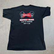 J- Vintage '92 Budweiser Evander Holyfield vs. Larry Holmes Boxing Fight Single Stitch Tee - XL