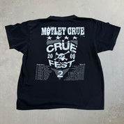 J- Vintage '09 Motley Crue Cue Fest 2 Tour Saints Of Los Angeles Graphic Tee - M