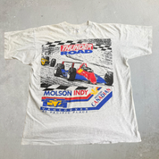 J- Vintage '93 Molson Canadian Molson Indy Thunder Road Vancouver Single Stitch Tee - XL
