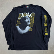 J- Vintage Cross Colours 2Pac Graphic Long Sleeve Tee - L