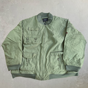 Vintage Sean John Cargo Zip Up Bomber Jacket - 2XL
