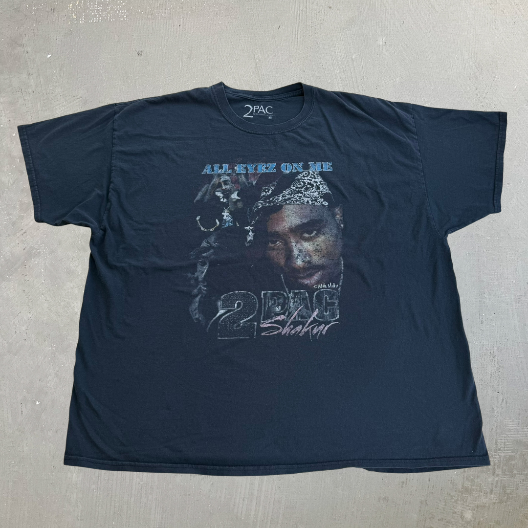 J- '21 Tupac Shakur All Eyes On Me Graphic & Text Tee - XL
