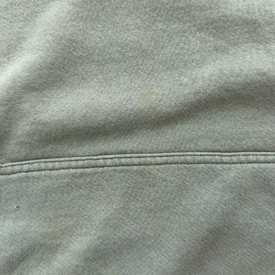 J- Vintage 90s Nike Embroidered Center Swoosh Olive Green Hoodie - XL