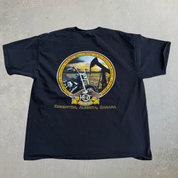 J- Vintage '10 Harley Davidson Owners Group Edmonton Alberta Rally Graphic Tee - XL
