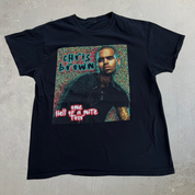 J- '15 Chris Brown One Hell Of A Nite Tour Graphic Tee - L