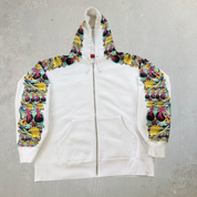 J- Supreme FW22 Skulls Zip Up Hoodie - L