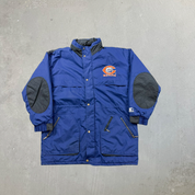 F- Vintage Chicago Bears NFL Starter Zip Up Heavy Winter Jacket