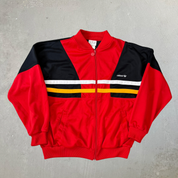 J- Vintage Adidas Red/Black Zip Up Track Jacket - XL