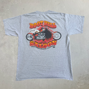 Vintage '02 Boothill Saloon Daytona Beach Motorcycle Graphic Pocket Tee - L
