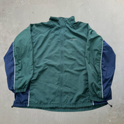 J- Vintage Reebok Embroidered Text Zip Up Lightweight Jacket - 2XL