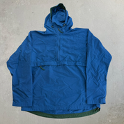 J- Vintage LL Bean Pull Over Anorak Lightweight Jacket - M