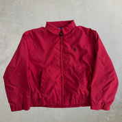 Vintage Toddler 90s Polo RL Embroidered Logo Zip Up Harrington Jacket - 16