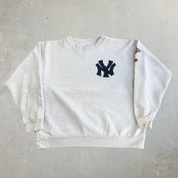 Vintage '96 New York Yankees MLB Majestic World Series Winner Embroidered Logo Crewneck - XL