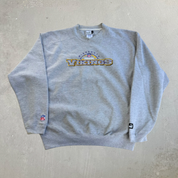 Vintage Minnesota Vikings NFL Puma Embroidered Logo Crewneck - M
