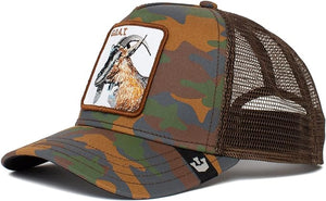 X - Goorin Brothers The GOAT Trucker Hat (Brown/Camo)