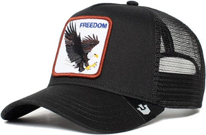 X - Goorin Brothers The Freedom Eagle Trucker Hat (Black)