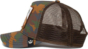 X - Goorin Brothers The GOAT Trucker Hat (Brown/Camo)