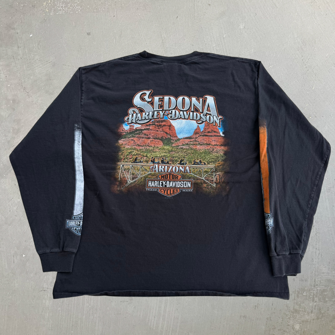 J- '17 Harley Davidson Sedona Arizona Graphic Long Sleeve Tee - XL