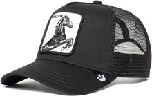 Load image into Gallery viewer, X - Goorin Brothers The Stallion Trucker Hat (Black)
