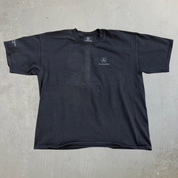 Vintage '99 The Mercedes-Benz Experience Dallas Logo & Car Graphic Tee - XL