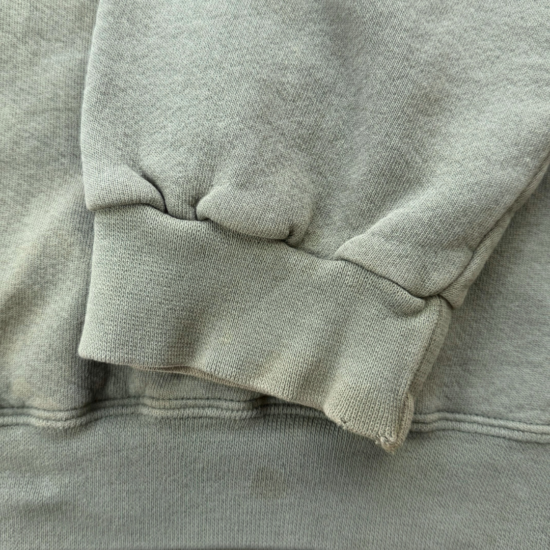 J- Vintage 90s Nike Embroidered Center Swoosh Olive Green Hoodie - XL
