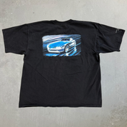 Vintage '99 The Mercedes-Benz Experience Dallas Logo & Car Graphic Tee - XL