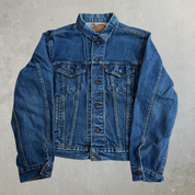 J- Vintage Levi's 70506 0216 Made In USA Trucker Denim Jacket - 46 (fits L)