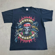 J- Vintage Guns & Roses Graphic & Text Tee - L