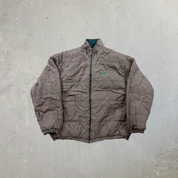 F- Vintage 90s Nike Reversible Zip Up Puffer Winter Jacket