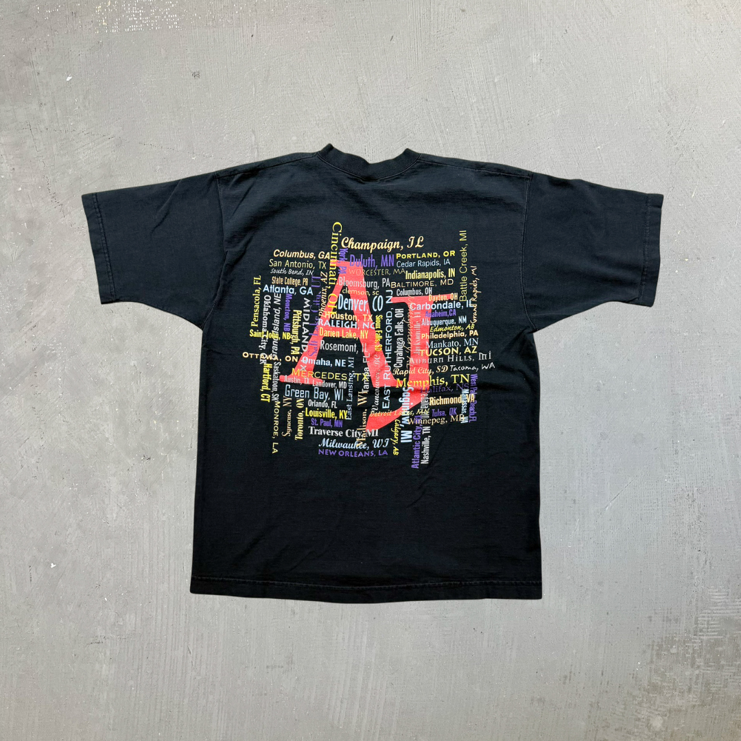 F- Vintage '95 Alan Jackson Tour Car Graphic Made In USA Tee