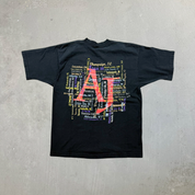 F- Vintage '95 Alan Jackson Tour Car Graphic Made In USA Tee