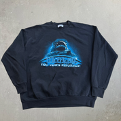 J- Vintage '00 CSA Astronaut New Year's Revolution Graphic Made In USA Crewneck - XL