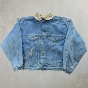 J- Vintage Arizona Jean Co. Blanket Lined Denim Jacket - S