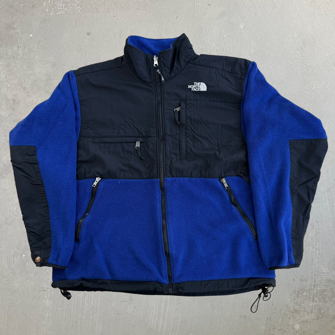 Vintage 90s The North Face Denali Blue Polar Fleece Jacket - L