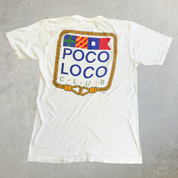 J- Vintage '87 Poco Loco Club Puerto Vallarta Graphic Single Stitch Tee - L