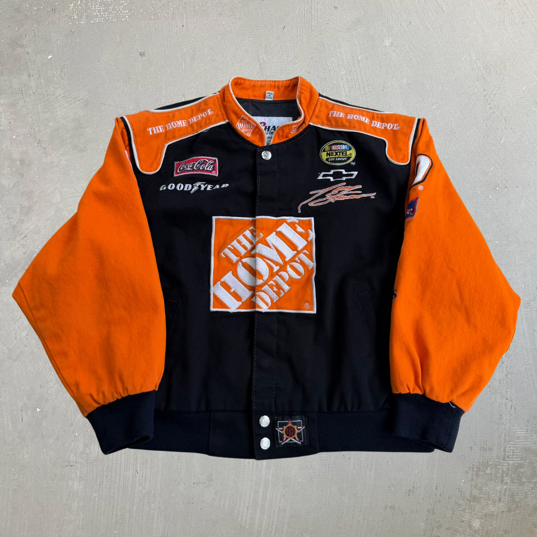 J- Vintage Nascar Tony Stewart Home Depot YOUTH-Chase Authentics JH Design Racing Jacket - Youth 2XL