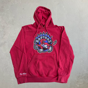 J- Vintage Toronto Raptors NBA Mitchell & Ness Graphic Logo Hoodie - M