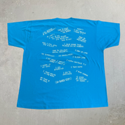 J- Vintage '91 Finally Retired Text Graphic Made In USA Text Single Stitch Tee - XL