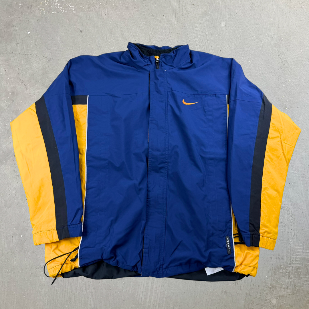 vintage yellow nike windbreaker