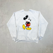 F- Vintage Disney Mickey Mouse Graphic Made In USA Crewneck