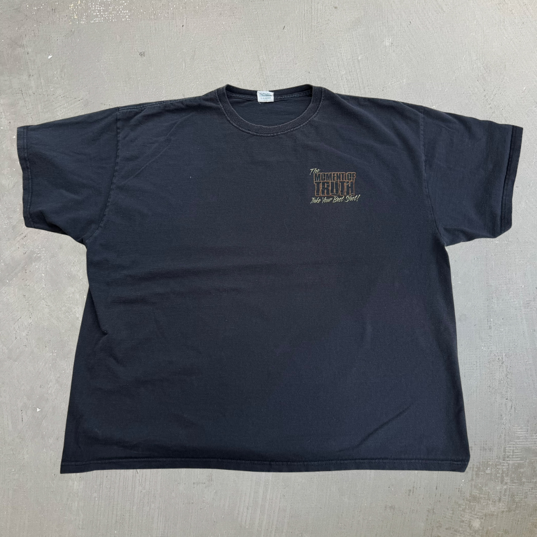 J- Vintage '06 Buckwear The Moment Of Truth Deer Text & Graphic Tee - 2XL