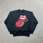 F- Vintage '94-95 Rolling Stones Voodoo Lounge Spiky Tongue Made In USA Crewneck