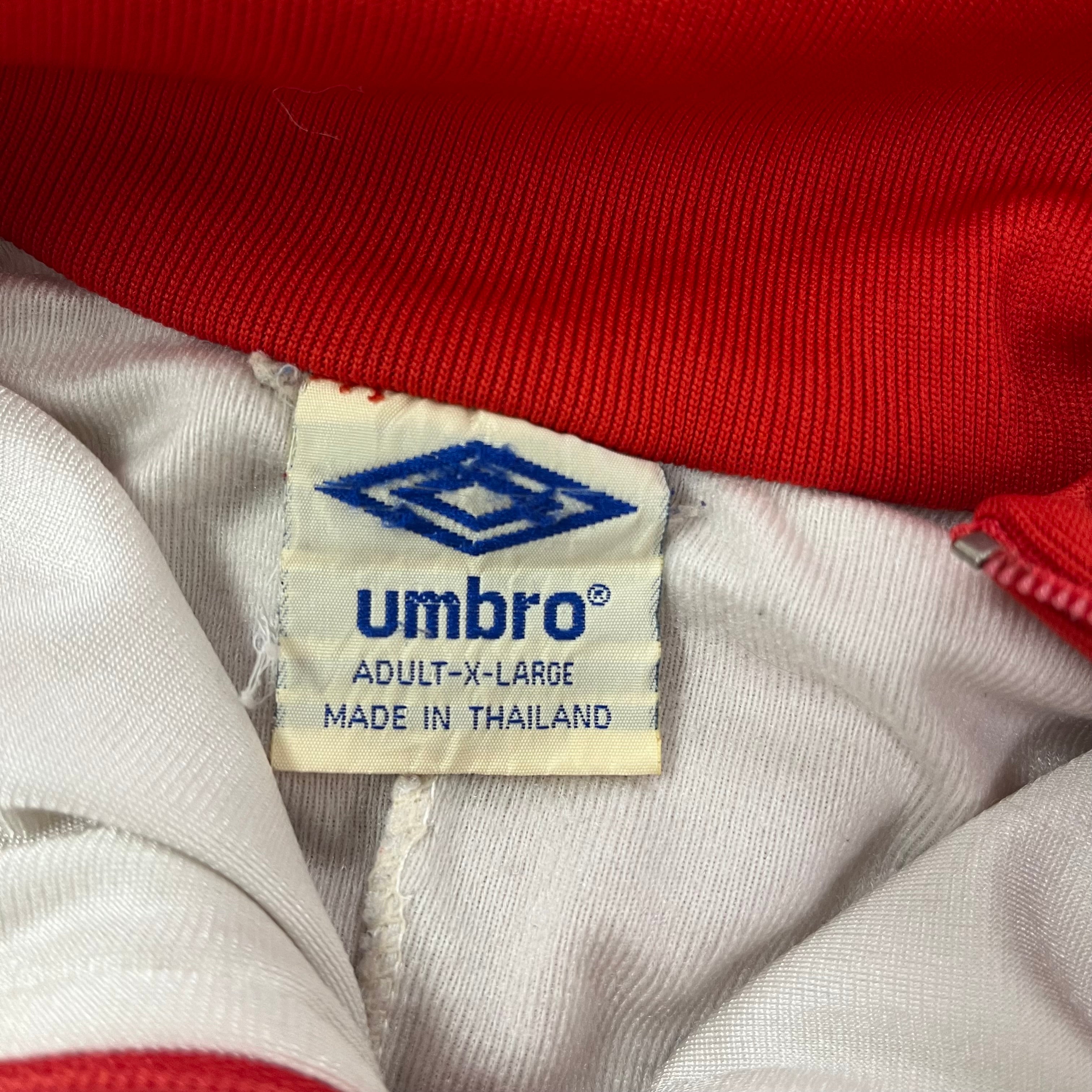 F- Vintage Umbro Embroidered Logo Pumas Zip Up Track Jacket