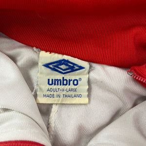 F- Vintage Umbro Embroidered Logo Pumas Zip Up Track Jacket