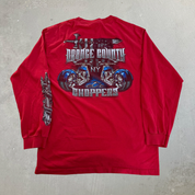 Vintage Orange County Choppers NY Motorcycle Graphic Long Sleeve Tee - L