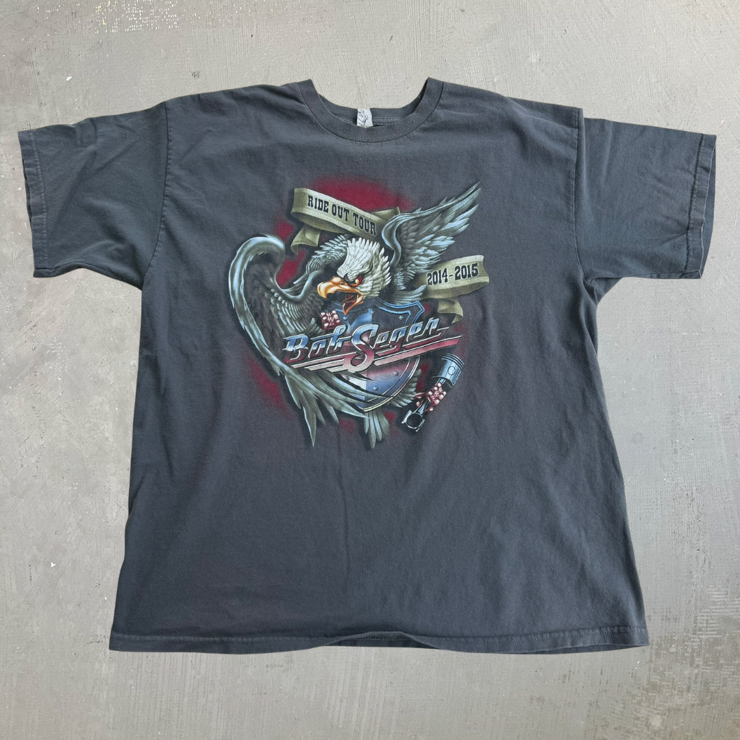 J- '14 Bob Seger Ride Out Tour Eagle Graphic Tee - XL