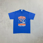 F- Vintage '88 Denver Broncos AFC Champions NFL Graphic Single Stitch Made In USA Tee