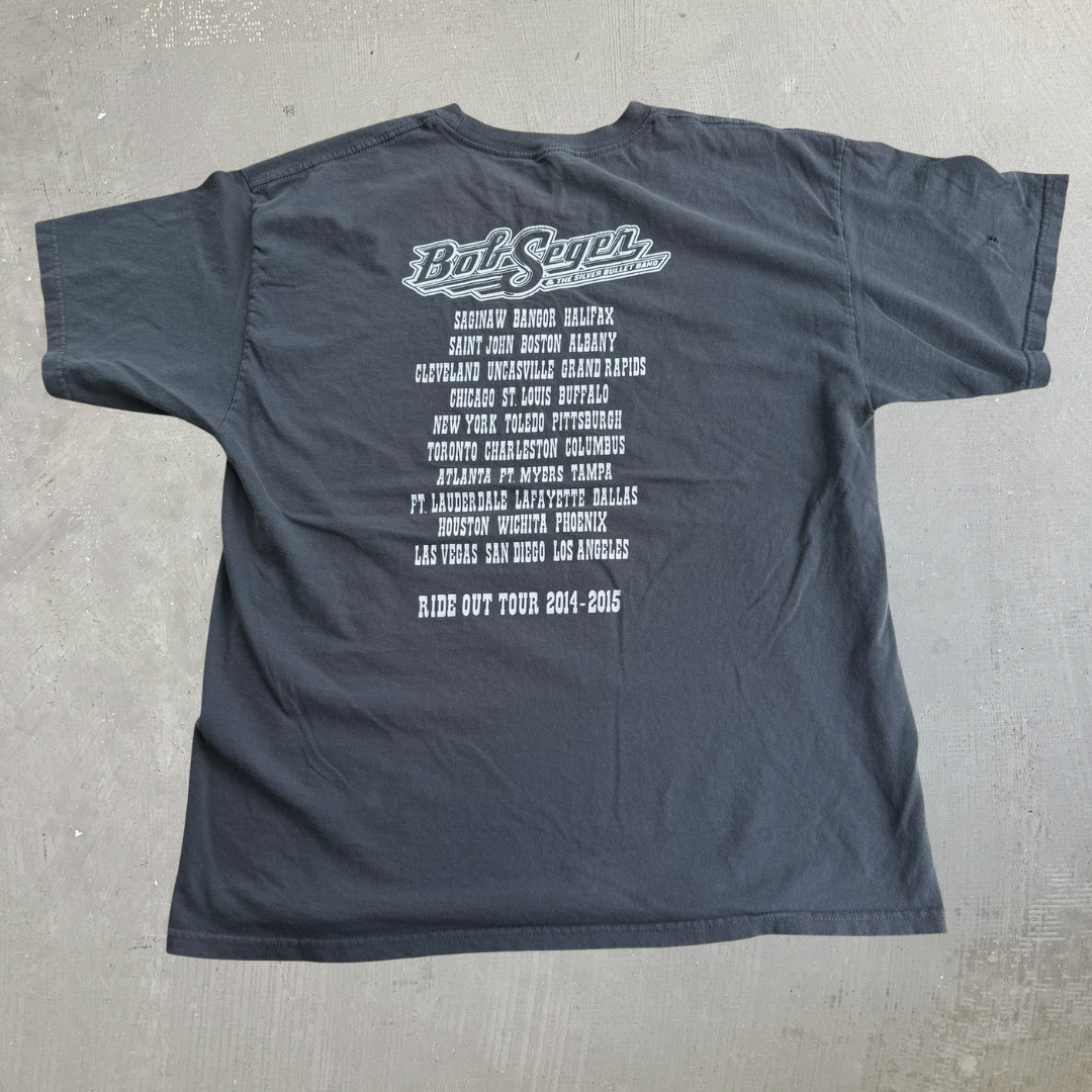 J- '14 Bob Seger Ride Out Tour Eagle Graphic Tee - XL