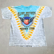 J- Vintage '05 Allman Brothers Band 2005 Summer Tour Tie Dye Tee - XL