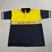 J- Vintage Polo Jeans RL Graphic Made In USA Polo Shirt - OSFA (fits XL)